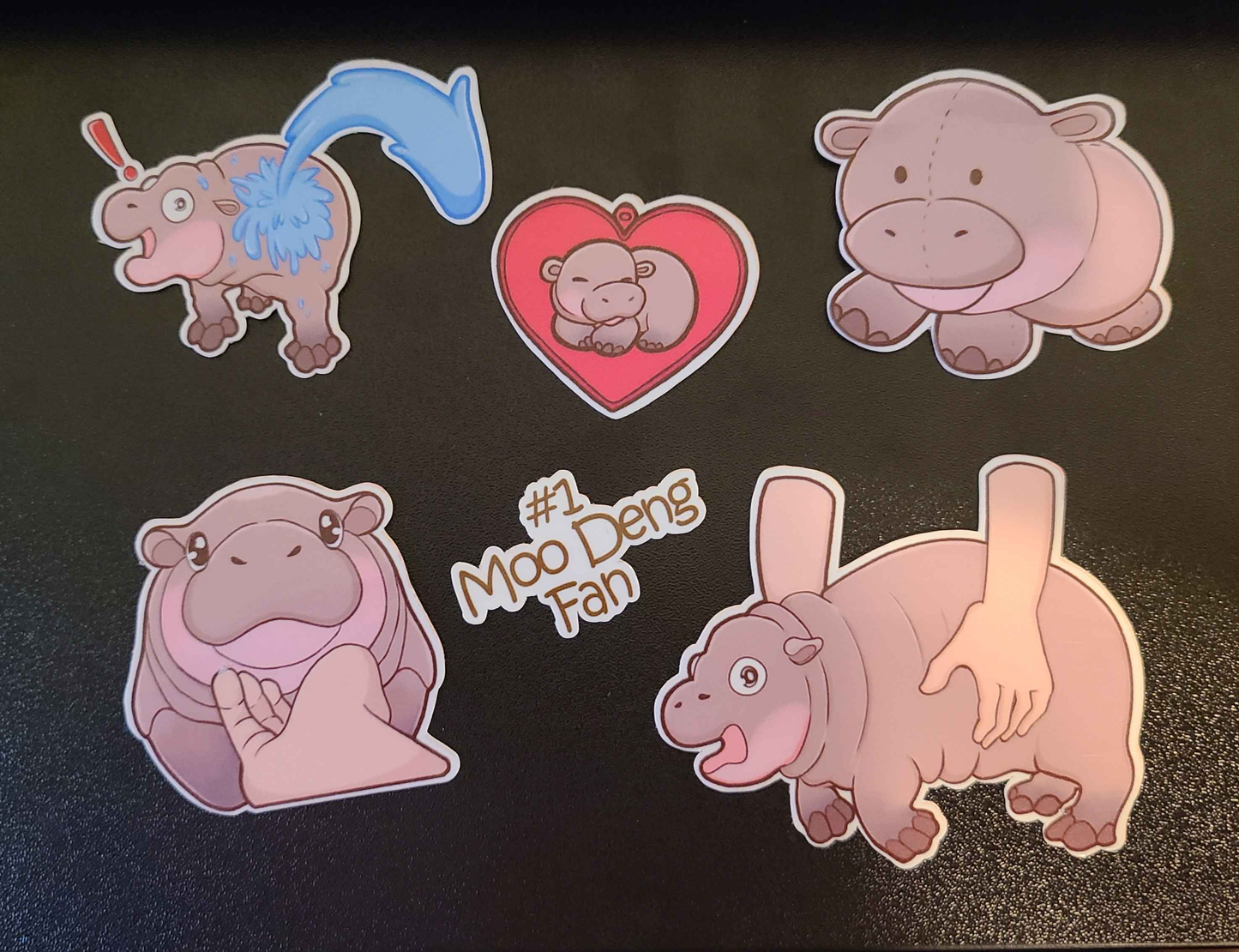 Moo Deng Sticker Sheet