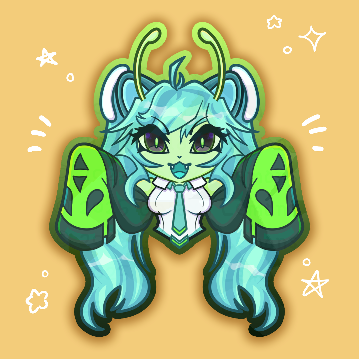 Glorpi Miku Sticker